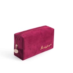 Women Cosmetic Bag Soft Velvet Make Up Storage Bag Pads Toiletry Package Travel Makeup Bag Organizer Pouch Beauty Case Wash Bag