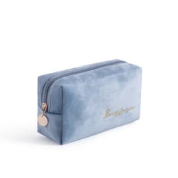 Women Cosmetic Bag Soft Velvet Make Up Storage Bag Pads Toiletry Package Travel Makeup Bag Organizer Pouch Beauty Case Wash Bag