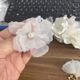 Yarn Silk Flower Head wear bride headdress women girls hairbands bridal hair Accessories