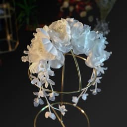 Yarn Silk Flower Head wear bride headdress women girls hairbands bridal hair Accessories