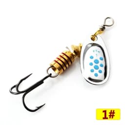 FTK Spinner Bait 4g/5g/7g/10g/14g Hard Spoon Bass Lures Metal Fishing Lures With Treble Hooks Fishing Tackle For Pike Fishing