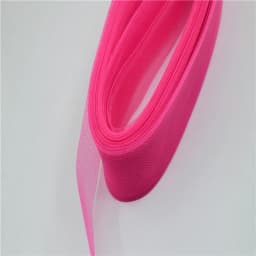Wholesale 2cm~10cm Soft Crinoline for Wedding Dress Horsehair Braid Polyester Mesh Fabric Crinolina Clothing Accessories