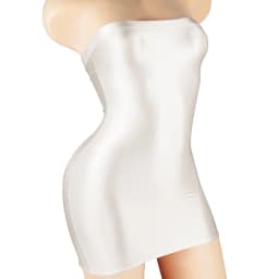 Sexy Oil Satin Glossy Shiny Sheer Micro Mini Dress See Through Bodycon Sexy Tight Pencil Cute Dress Smooth Bandage Dress Club