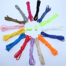 Semicircle No Tie Shoelaces Elastic Shoe laces Sneakers shoelace Metal Lock Lazy Laces for Kids and Adult One size fits all shoe