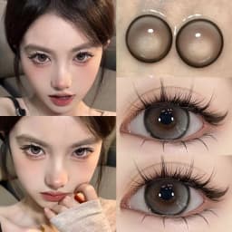 MILL CREEK Myopia Color Contact Lenses For Eyes with Multicontact Natural Pupils Korean Grey Lenses 1 Pair(2Pcs) Fast Shipping