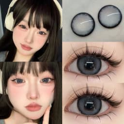 MILL CREEK Myopia Color Contact Lenses For Eyes with Multicontact Natural Pupils Korean Grey Lenses 1 Pair(2Pcs) Fast Shipping