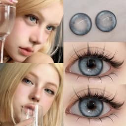 MILL CREEK Myopia Color Contact Lenses For Eyes with Multicontact Natural Pupils Korean Grey Lenses 1 Pair(2Pcs) Fast Shipping