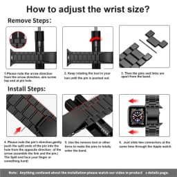 Metal Strap for Apple Watch 12 11 10 46mm 42mm Ultra 4/3/2 49mm Stainless Steel Wristband for IWatch 9 8 7 6 5 SE 45mm 41mm 44mm