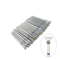 50 Pcs/Set Drill Bit Set for Nails Cutter Dental Diamond Grinding Polish Burs Dental Lab Polisher 2.35mm Shank Nail Tools