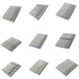 50 Pcs/Set Drill Bit Set for Nails Cutter Dental Diamond Grinding Polish Burs Dental Lab Polisher 2.35mm Shank Nail Tools