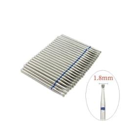50 Pcs/Set Drill Bit Set for Nails Cutter Dental Diamond Grinding Polish Burs Dental Lab Polisher 2.35mm Shank Nail Tools
