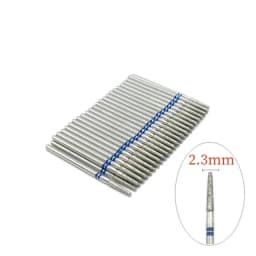 50 Pcs/Set Drill Bit Set for Nails Cutter Dental Diamond Grinding Polish Burs Dental Lab Polisher 2.35mm Shank Nail Tools