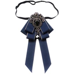Mab Fashion Red Ribbon Bow Brooch Rhinestone Crystal Fabric Cloth Art Luxury Wedding Dress Pins And Brooches Gift For Women