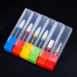 Ceramic Nail Drill Bit Electric Manicure Drills For Machine Milling Cutter Nail Burr Pedicure Accessories Tools
