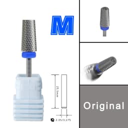 RolinStar 6.6 Sharp Large Original Color Trapezium Tapered Barrel steel Carbide milling cutter nail drill bit