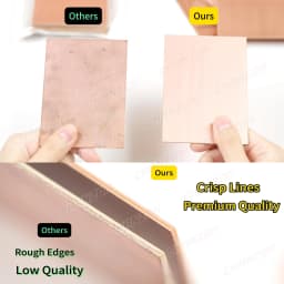 10Pcs 7x10 cm Single Sided Copper Plated Clad Laminate Universal Circuit Prototype Flexible PCB Board for Etching DIY