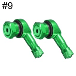 2Pcs/Set Motorcycle Valve Stems Rim 90 Degree Angle Aluminum Alloy Valve Wheel Tire Tubeless Valve Caps For Rim Wheel Parts