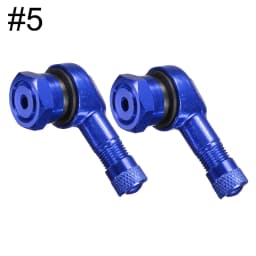 2Pcs/Set Motorcycle Valve Stems Rim 90 Degree Angle Aluminum Alloy Valve Wheel Tire Tubeless Valve Caps For Rim Wheel Parts