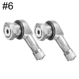 2Pcs/Set Motorcycle Valve Stems Rim 90 Degree Angle Aluminum Alloy Valve Wheel Tire Tubeless Valve Caps For Rim Wheel Parts