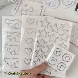 MINKYS New Arrival 3pcs 6pcs Kawaii Bear Ribbon Laser Bling Stickers DIY Scrapbook Stickers Confetti Decoration DIY Photo Frame