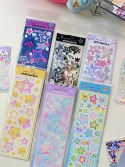 MINKYS New Arrival 3pcs 6pcs Kawaii Bear Ribbon Laser Bling Stickers DIY Scrapbook Stickers Confetti Decoration DIY Photo Frame
