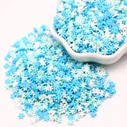 Boxi Slime Star Flower Heart Candy Fruit Slices Multi-series Polymer Clay Sprinkles DIY Nail Art Handmade Accessories 10g