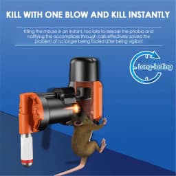 2026 Smart Automatic Humane Non-Toxic Rat and Mouse Trap Kit Rat Mouse Multi-catch Trap Machine CO2 Cylinders Humane Non-toxic