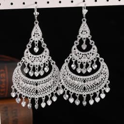 Moroccan Fashion Alloy Earrings French Hook Earrings Women's Elegant Wedding Party Preferred Accessories