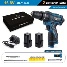 New Style 21V 16.8V 12V Electric Cordless Screwdriver 3 Functions Wireless Impact Drill Mini Lithium Battery Charging Hand Drill
