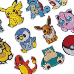 Cloth Patch Pikachu Clothes Stickers Sew on Embroidery Patches Applique Iron on Clothing Cartoon DIY Garment Decor