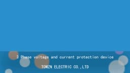 Din Rail 3 Phase Voltage Relay 3P+N Voltmeter Ammeter Over and Under Voltage Monitor Relays Protector Adjust Current Overvoltage