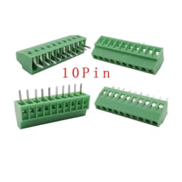 5/10pcs KF128 2.54mm 0.1" Pitch Mini PCB Screw Terminal Block Connector for Wires 2P 3P 4P 5P 6P 7P 8P 9P 10P 12P 16P Terminal