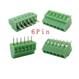 5/10pcs KF128 2.54mm 0.1" Pitch Mini PCB Screw Terminal Block Connector for Wires 2P 3P 4P 5P 6P 7P 8P 9P 10P 12P 16P Terminal