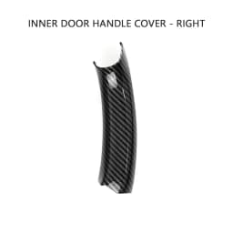 For BMW X3 X4 F25 F26 2010 2011 2012 2013 2014 2015 2016 Car Interior Door Handle Panel Pull Cover LHD/RHD Carbon Texture/Black