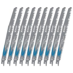 EZARC Wood Pruning Reciprocating Saw Blade 150/ 225/ 300mm Sharp Ground Teeth CRV Long Lifetime Sabre Saw Blades 5TPI