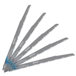 EZARC Wood Pruning Reciprocating Saw Blade 150/ 225/ 300mm Sharp Ground Teeth CRV Long Lifetime Sabre Saw Blades 5TPI