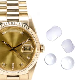 High Quality Sapphire Bubble Magnifier Calendar Lens for Date Window Watch Crystal Glass 7.0x5.5mm/5.5x4.5mm/5.5mm To Choose