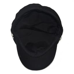 Fashion Women Men Spring Autumn Sailor Black Ladies Beret Top Captain Cap Travel Octagonal Hat
