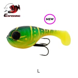 ESFISHING Soft Baits Balloonfish 82mm24g Deraball Pesca Artificial Fishing Lure Tackle for Pike Perch