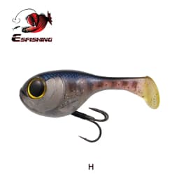 ESFISHING Soft Baits Balloonfish 82mm24g Deraball Pesca Artificial Fishing Lure Tackle for Pike Perch