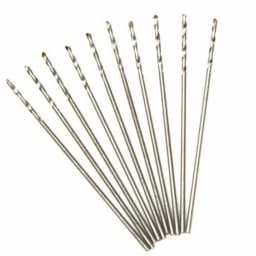10pcs HSS 0.3mm - 3.5mm Straight Shank Twist Drill Walnut Vajra Bodhi Pearl Bead Punching Machine Smaller
