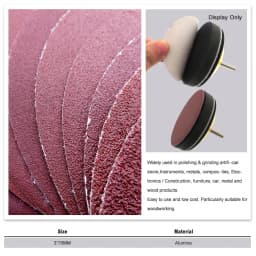 20Pcs 1/2/3/4/5 Inch Hook & Loop Sanding Discs Aluminium Oxide Sandpaper 40-2000 Grit for Abrasive Drill Grinder Rotary Tools