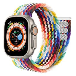 Braided Solo Loop Strap for Apple Watch Ultra 4 2 3 Bands 44mm 40mm 45mm 49mm 46mm Bracelet Correa iWatch Series SE 8 9 10 11 12