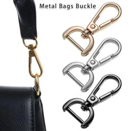 1pc DIY Metal Detachable Snap Hook Trigger Clips Buckles for for Leather Craft Bag Strap Buckles Handle Shoulder Webbing