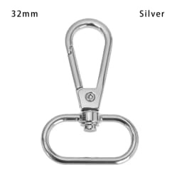 1pc DIY Metal Detachable Snap Hook Trigger Clips Buckles for for Leather Craft Bag Strap Buckles Handle Shoulder Webbing
