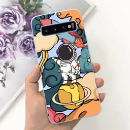For Samsung Galaxy S10 S10e S10+ Case Cute Fashion Cartoon Cover Soft TPU Phone Case For Samsung S10 Plus S 10 Galaxy S10e Shell