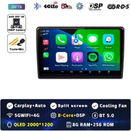 Android 16 Carplay Auto For Iveco Daily 2006-2018 Car Radio Multimedia Video Player 5G Wifi GPS Navigation Head Unit