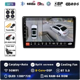 Android 16 Carplay Auto For Iveco Daily 2006-2018 Car Radio Multimedia Video Player 5G Wifi GPS Navigation Head Unit
