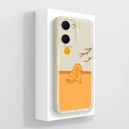 Case For Vivo Y03 4G Fun Panda Full Coverage Bumper Soft Liquid Silicone Funda For Vivo Y 03 Model V2332 Phone Back Covers Coque