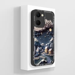Case For Vivo Y03 4G Fun Panda Full Coverage Bumper Soft Liquid Silicone Funda For Vivo Y 03 Model V2332 Phone Back Covers Coque